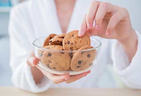 間食をよくする