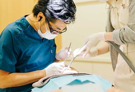 三軒茶屋 UJIIE DENTAL CLINICの親知らずの抜歯